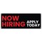 Signmission Now Hiring Apply Today Banner Concession Stand Food Truck Single Sided B-30109 - alternate 1